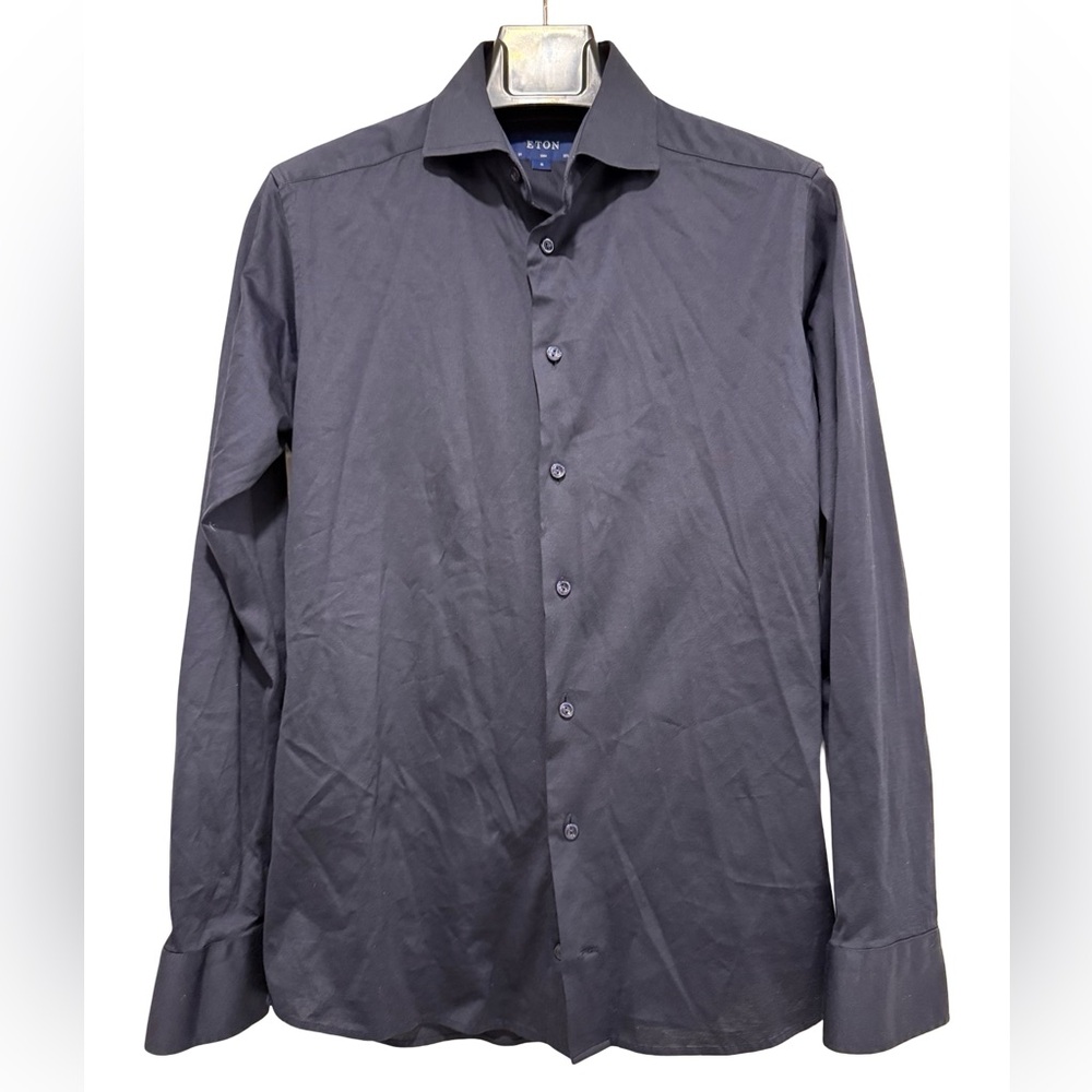 Eton Men's Navy Dress Shirt